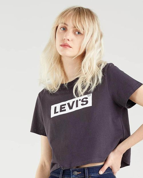 Camiseta Levi's básica manga corta con estampado para dama