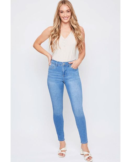 Jeans YMI skinny lavado medio de cintura alta para dama